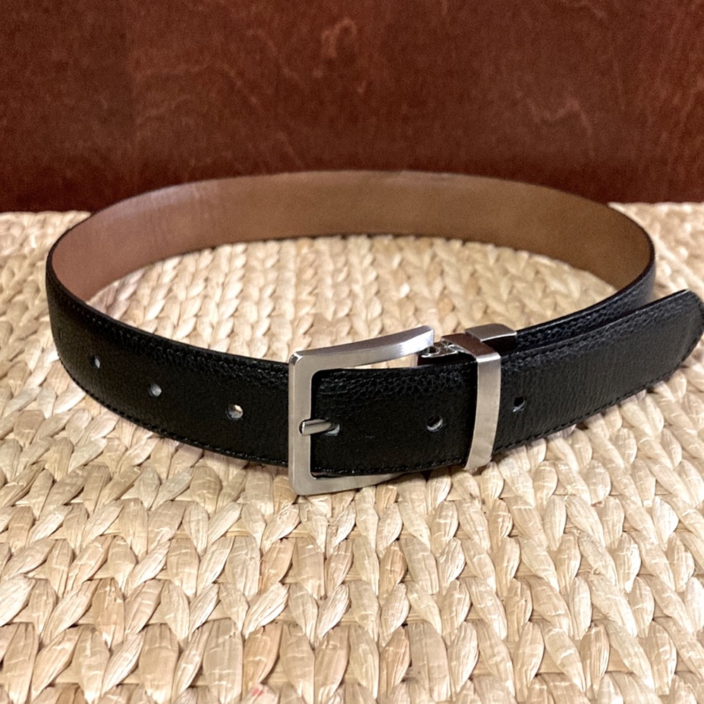 Boys Reversible Faux Leather Belt